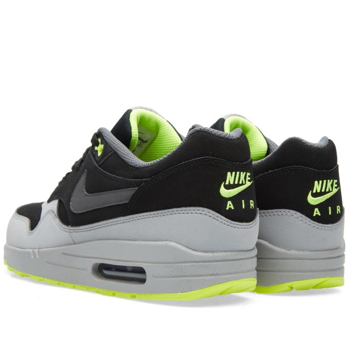 air max 1 black and grey