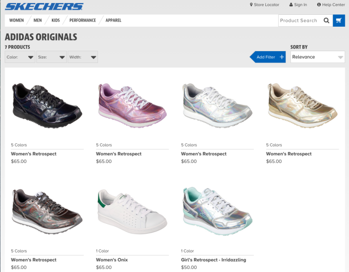 skechers website