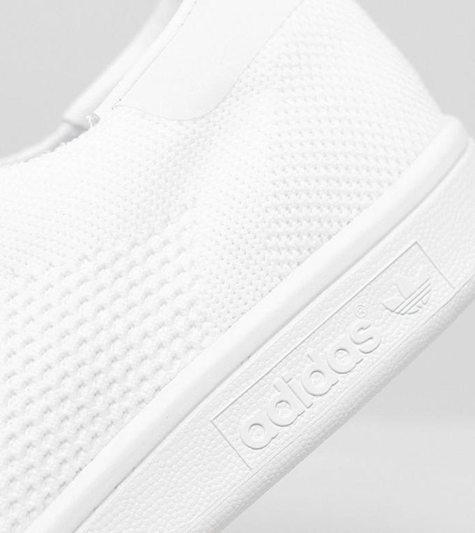 adidas stan smith primeknit triple white