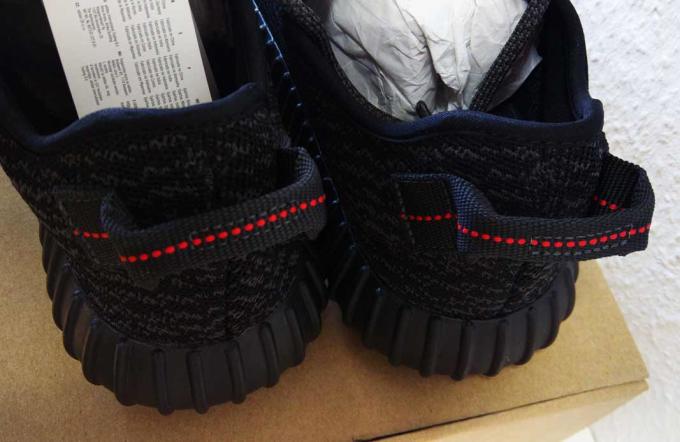 fake red and black yeezys