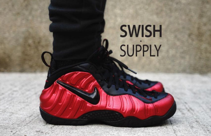 nike red foamposites