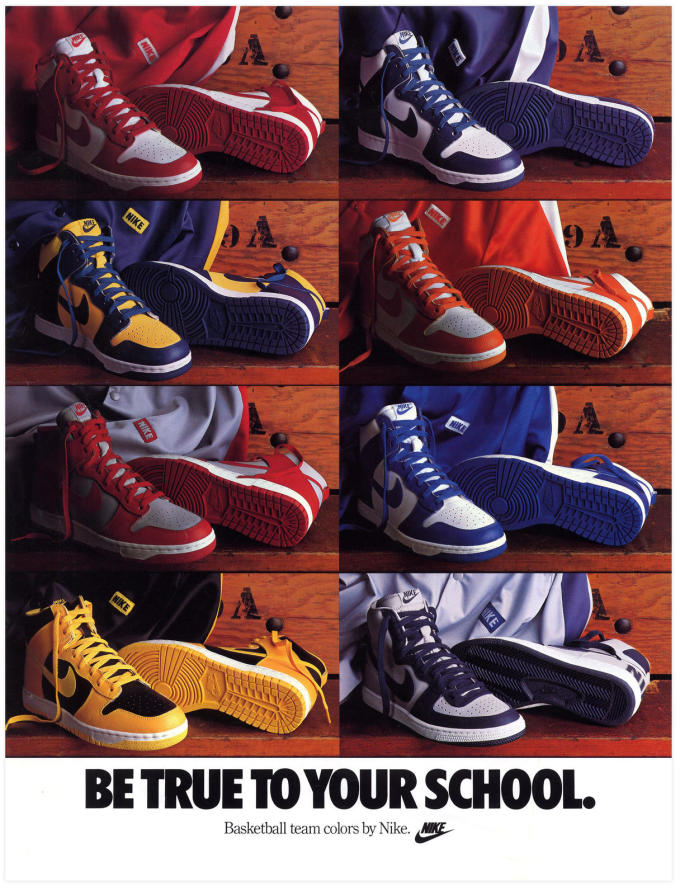 different types of dunks shoes