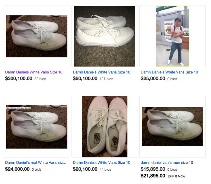 Afrikaanse fascisme dwaas People Are Using the “Damn Daniel” Meme to Sell Sneakers on eBay | Complex