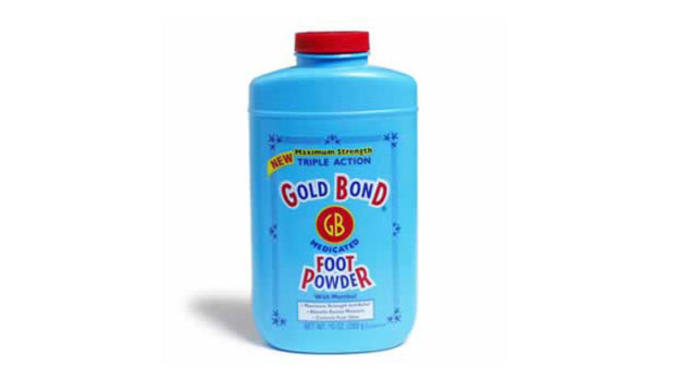 Foot powders help keep things dry and bacteria-free