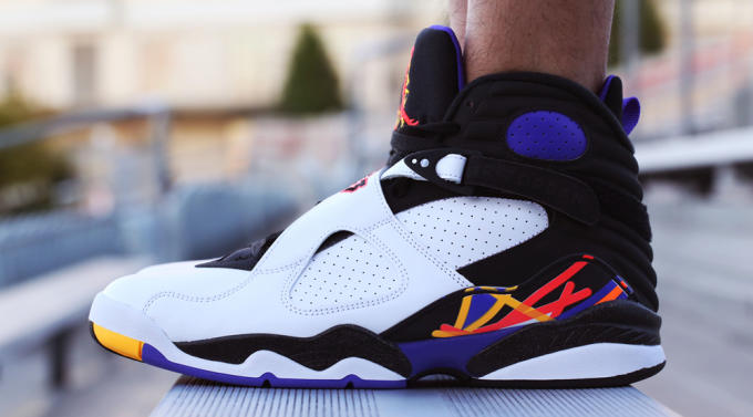 jordan 8 3 peat on feet