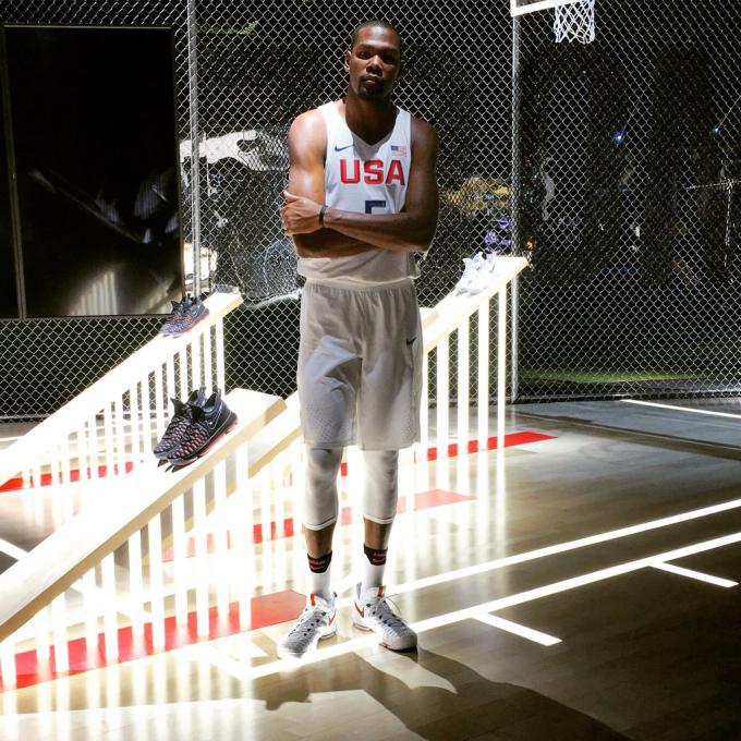 kevin durant white usa jersey