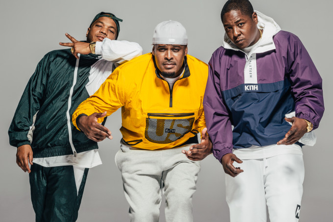 This is Kith's 96 Collection campaign featuring The Lox.