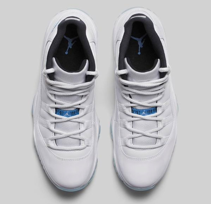 jordan xi white blue