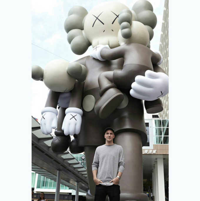 KAWS Unveils Sketch of New 23FootTall "CLEAN SLATE" Sculpture Complex