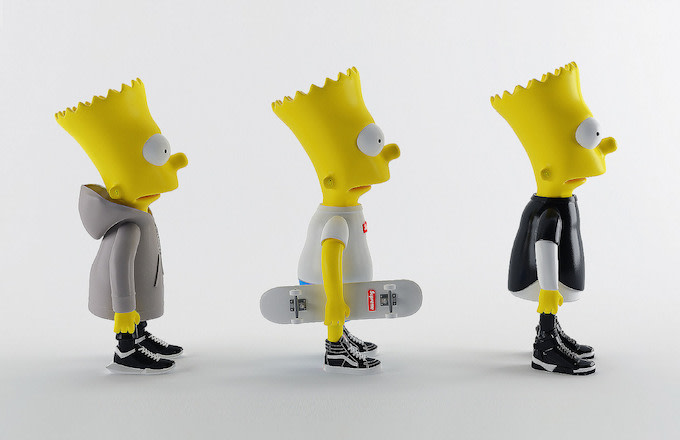 Bart Simpson Wears Supreme And Other Streetwear Brands In 3D