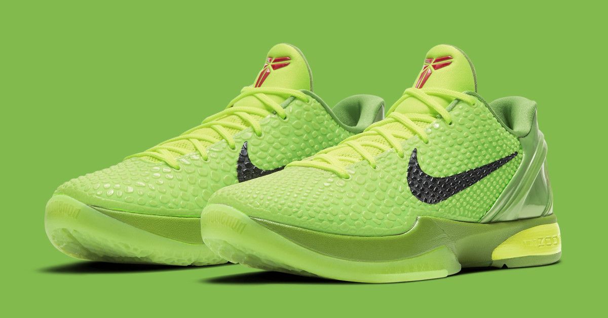 Sneaker Release Guide 12/22/20: ‘Grinch’ Nike Kobe 6, Yeezy QNTM & More