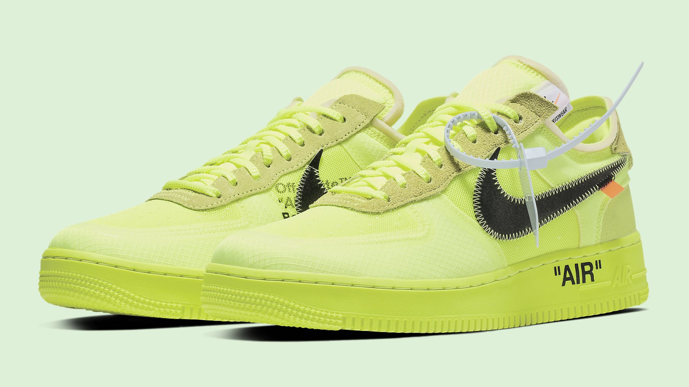 air force 1 off white yellow