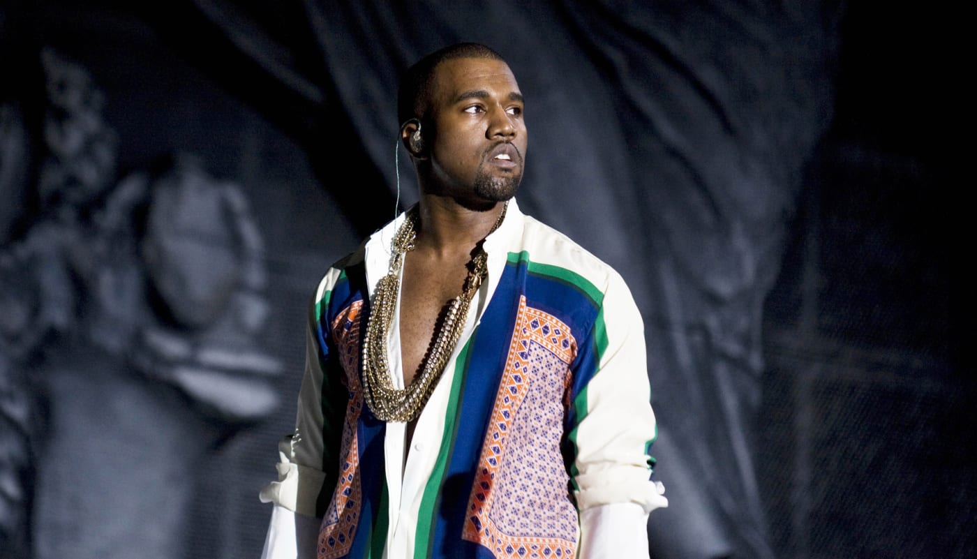Teilweise Einfügen Pulver Kanye West 2011 Genervt Werden Kleidung Wechseln Usa 