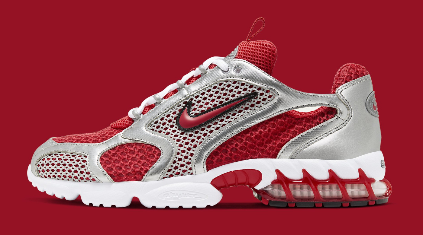 Nike Air Zoom Spiridon Caged 2 'Red' CJ1288-600 Lateral