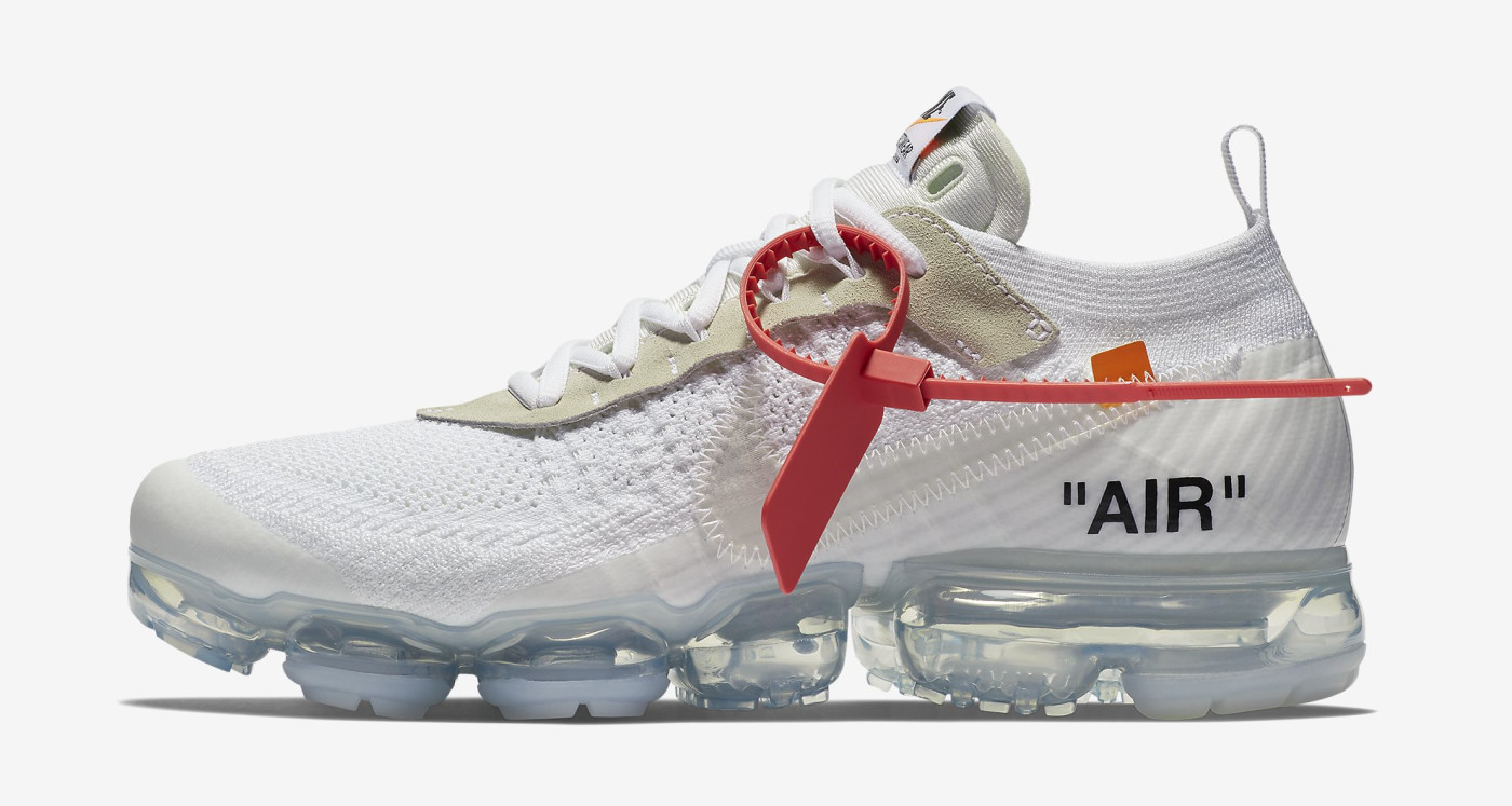 nike air vapormax flyknit x off-white resell