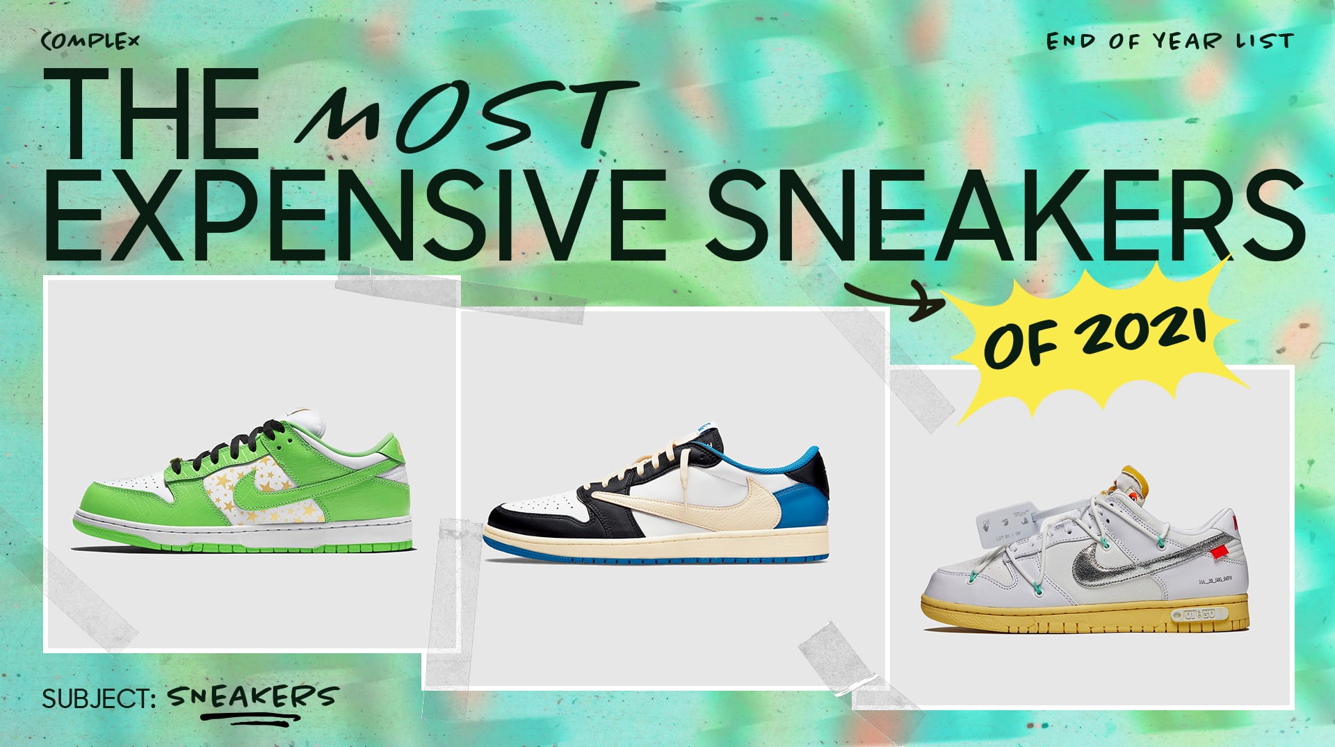 Expensive Sneakers of Top Resale of the Year |