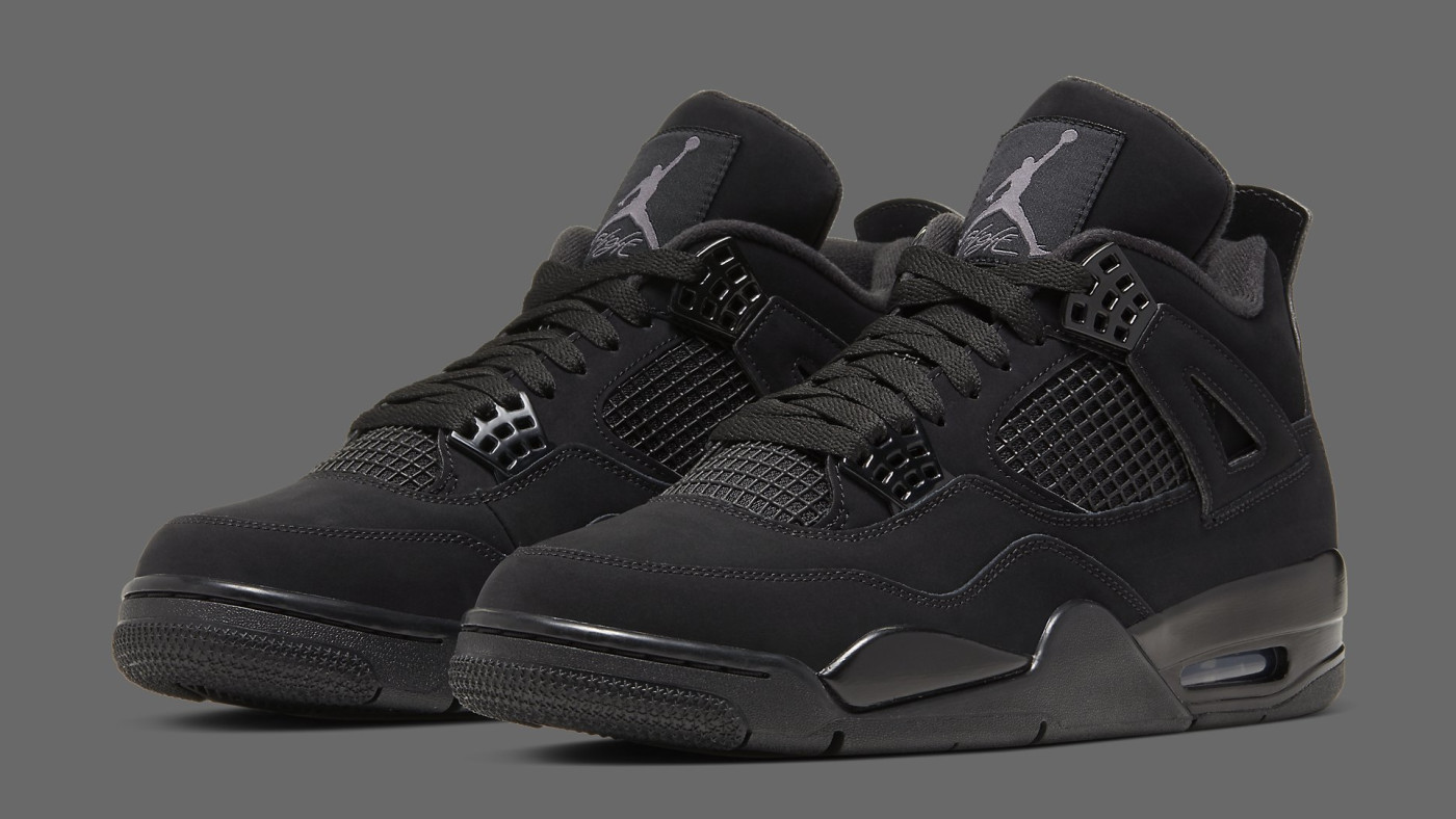 jordan 4 black suede