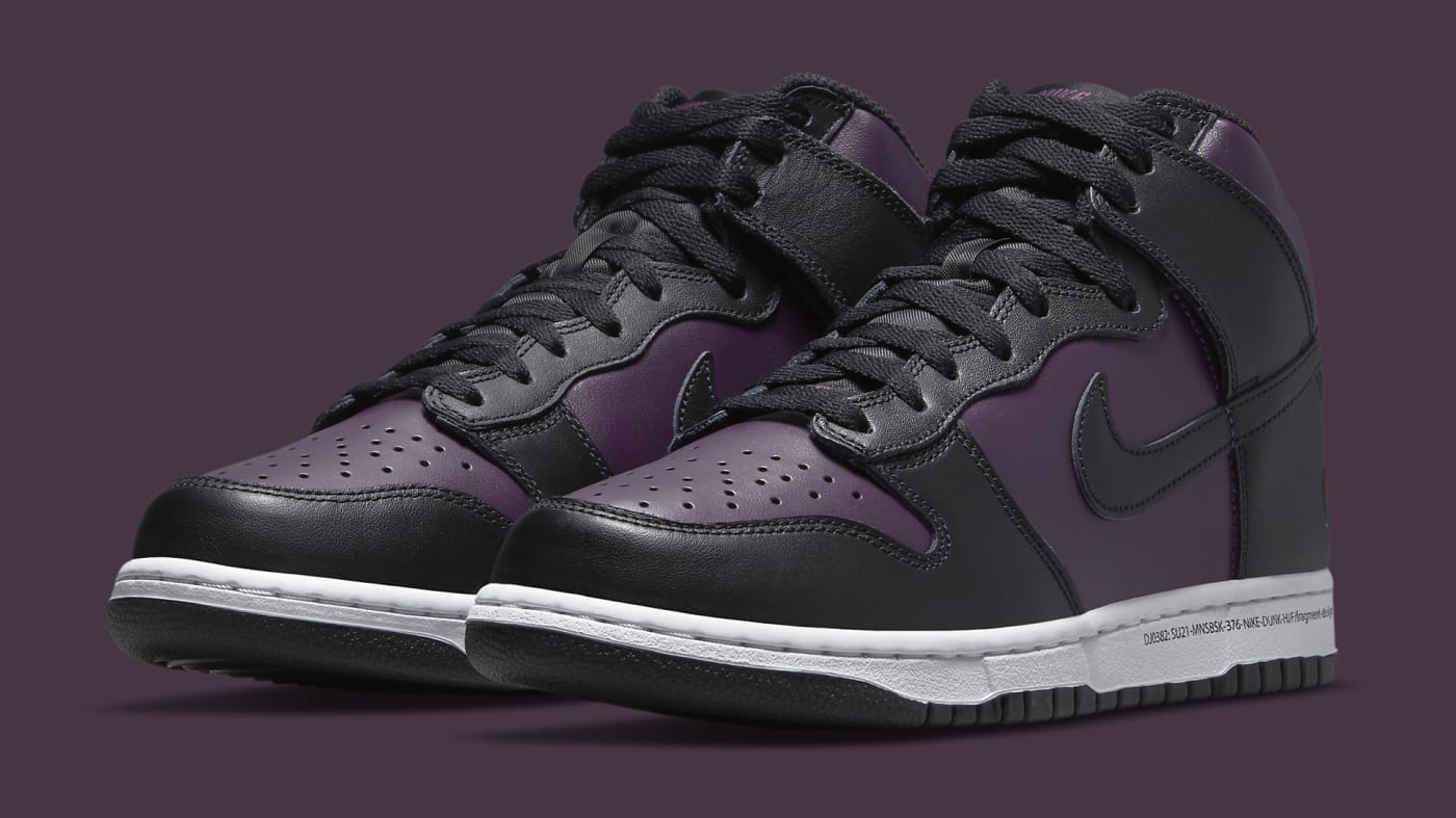 dunk high black fragment