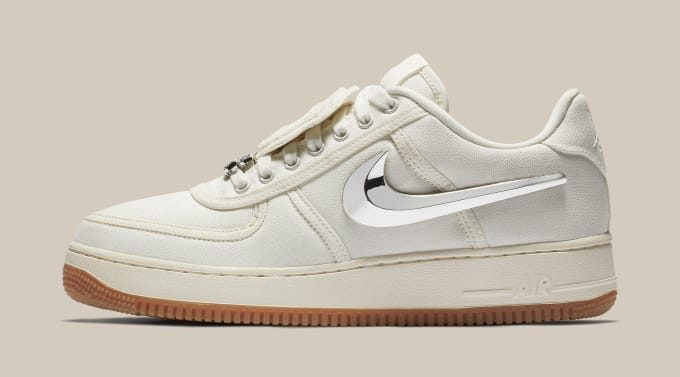 travis scott x nike air force 1 low sail