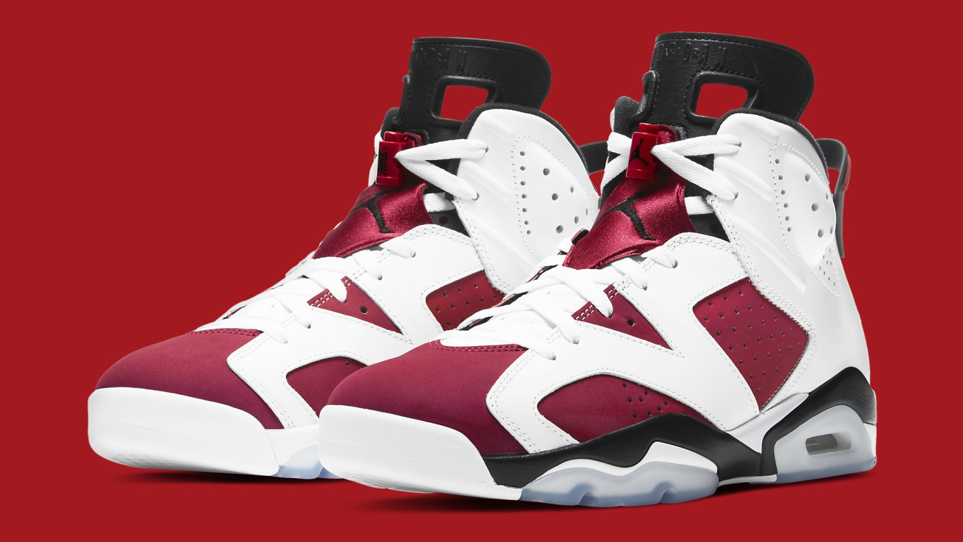 Air Jordan 6 'Carmine' Release Disrupted by Pink Midsole Defect | Complex