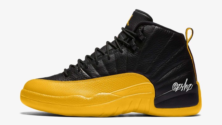 Air Jordan 12 Black University Gold Release Date 130690-070