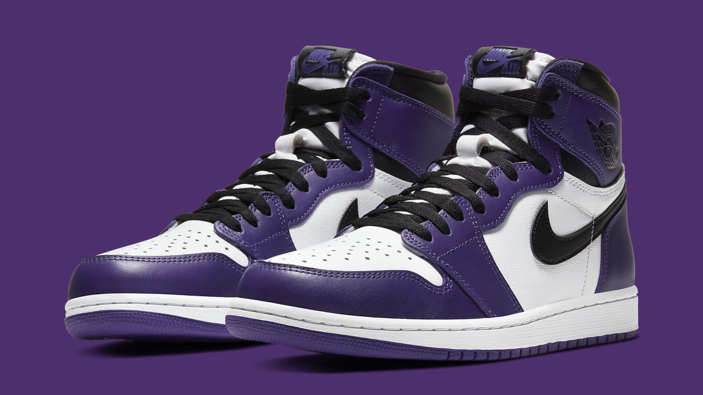 Air Jordan 1 Court Purple Release Date 555088 500 Pair