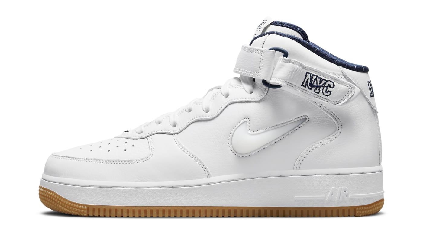 Nike Air Force 1 Mid Jewel 'NYC' White DH5622 100 Lateral