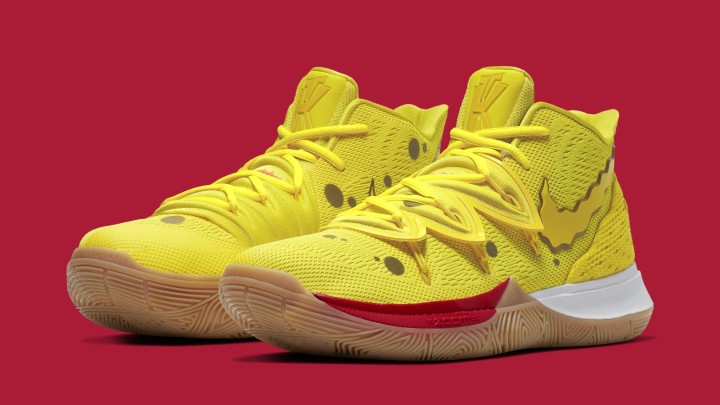 Spongebob kyrie 5 size 6 on sale