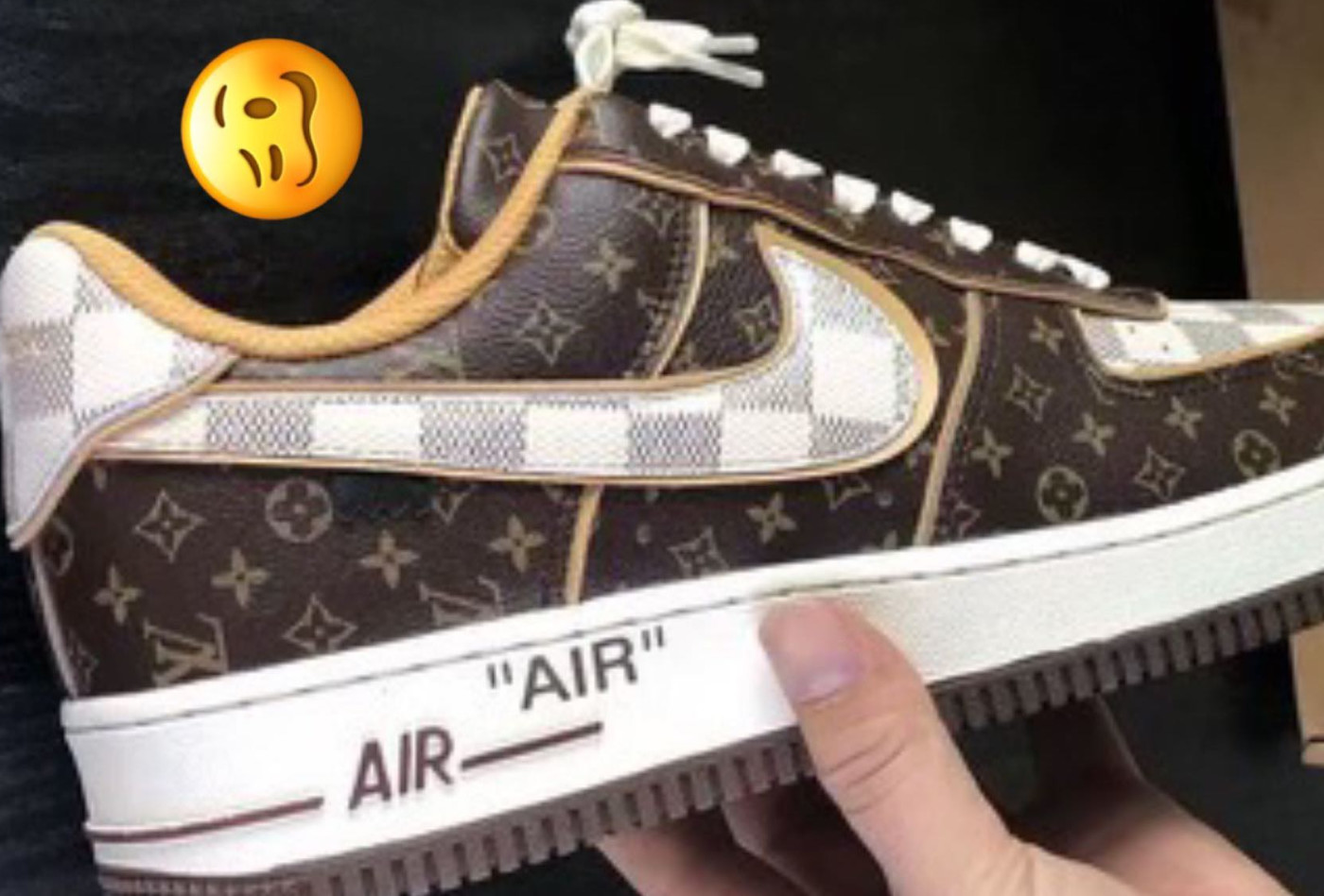 Parasite Above head and shoulder Dictate Fake Louis Vuitton x Nike Air Force 1s Are Already Out There | Complex