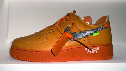 Off-White Nike Air Force 1 Sample Orange