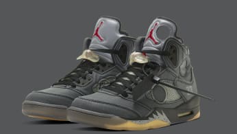 raffle jordan 5 off white