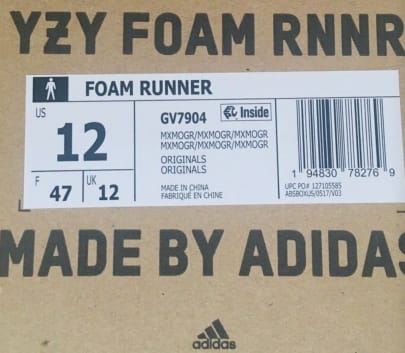 inside of yeezy foam runner