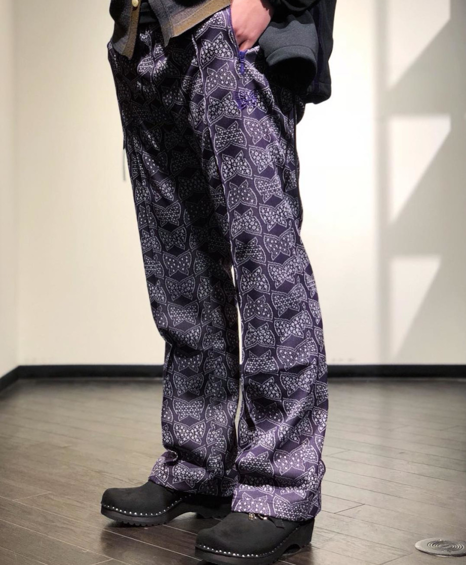 needles track pants white