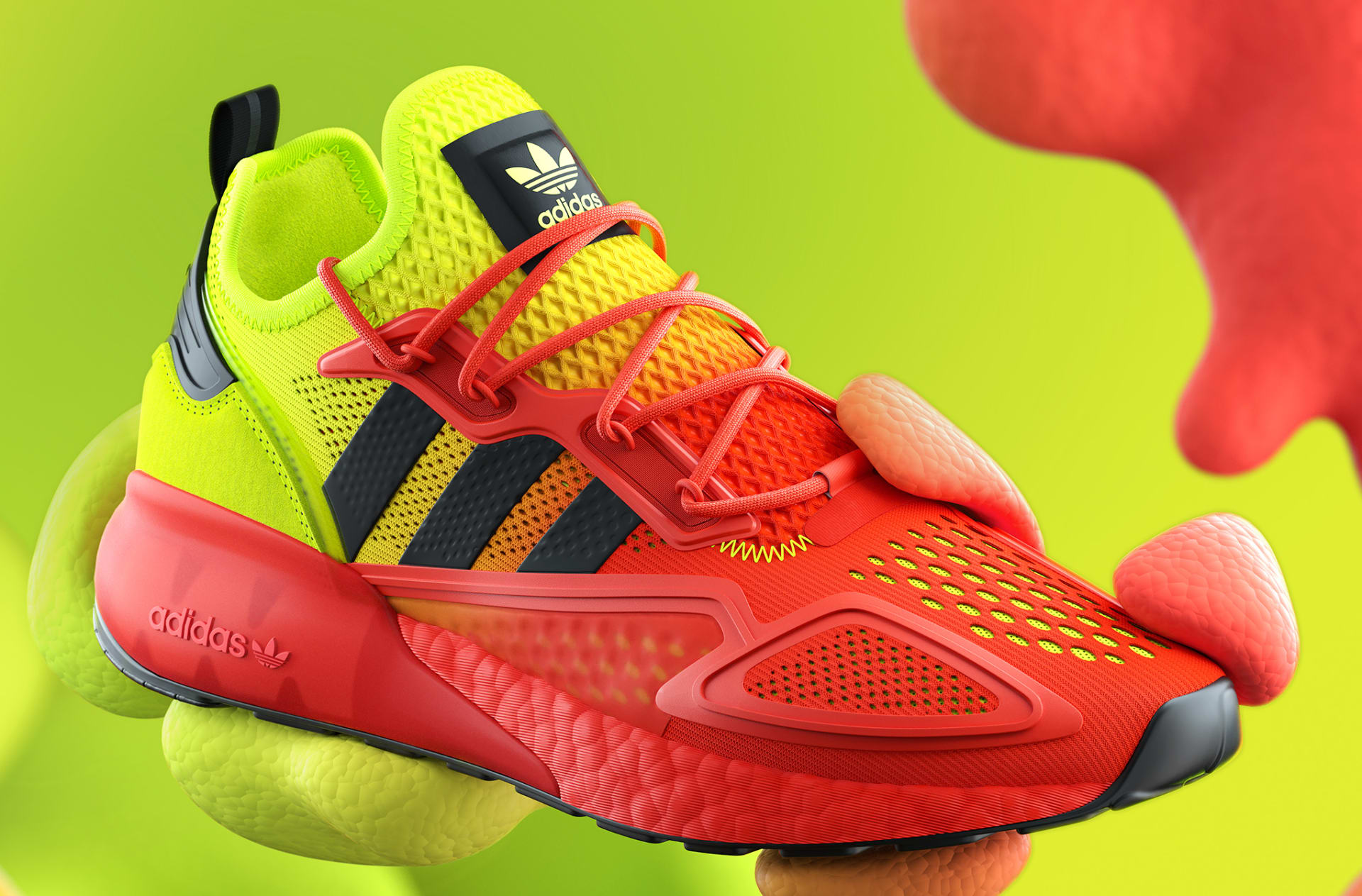 adidas Originals ZX 2K Boost (YELLOW) blog.knak.jp