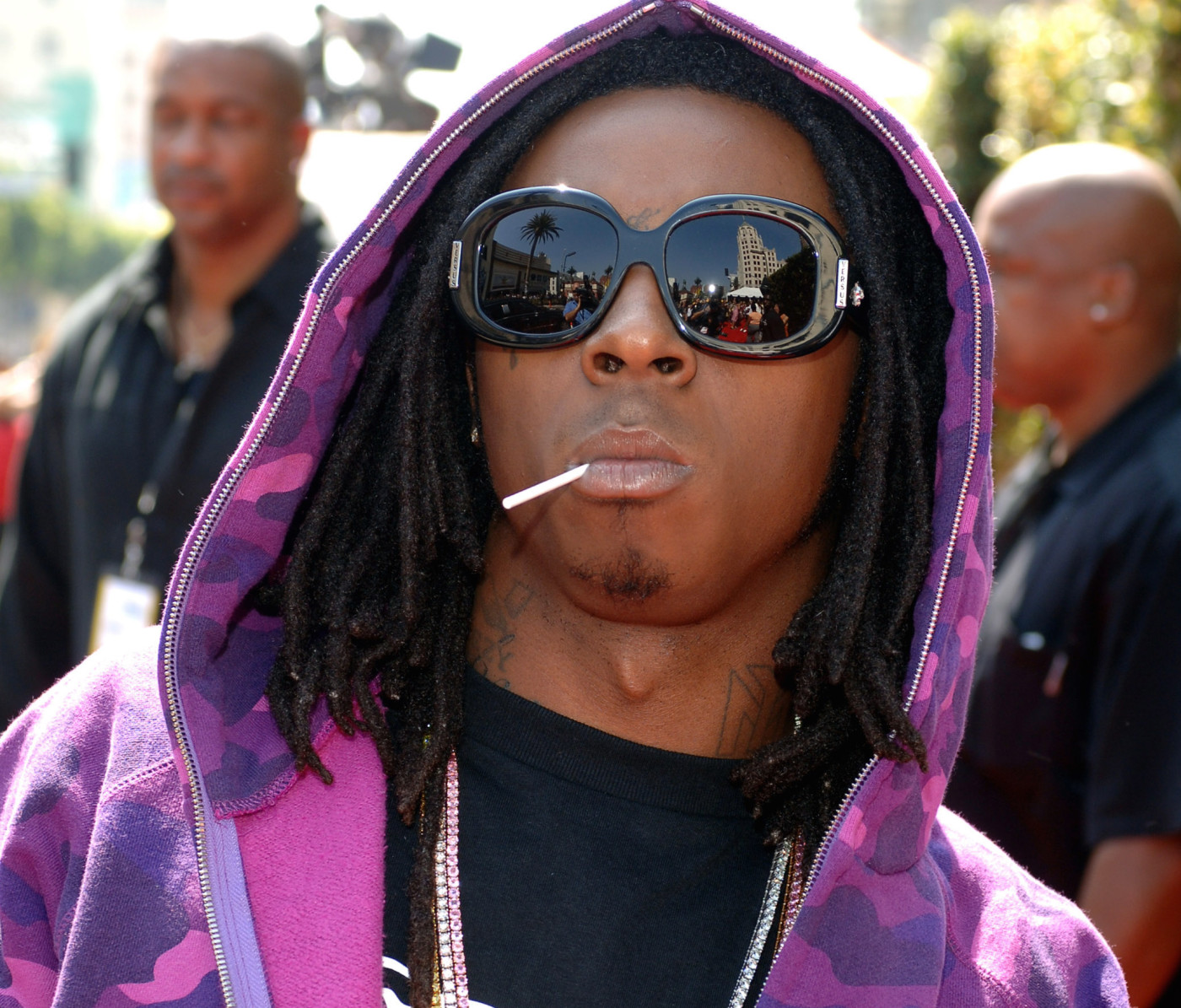 lil wayne purple bape hoodie