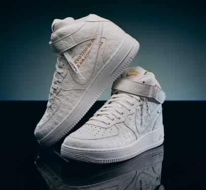 Louis Vuitton x Nike Air Force 1 Mid White/White