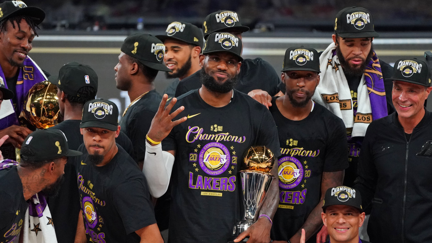 lakers championship gear