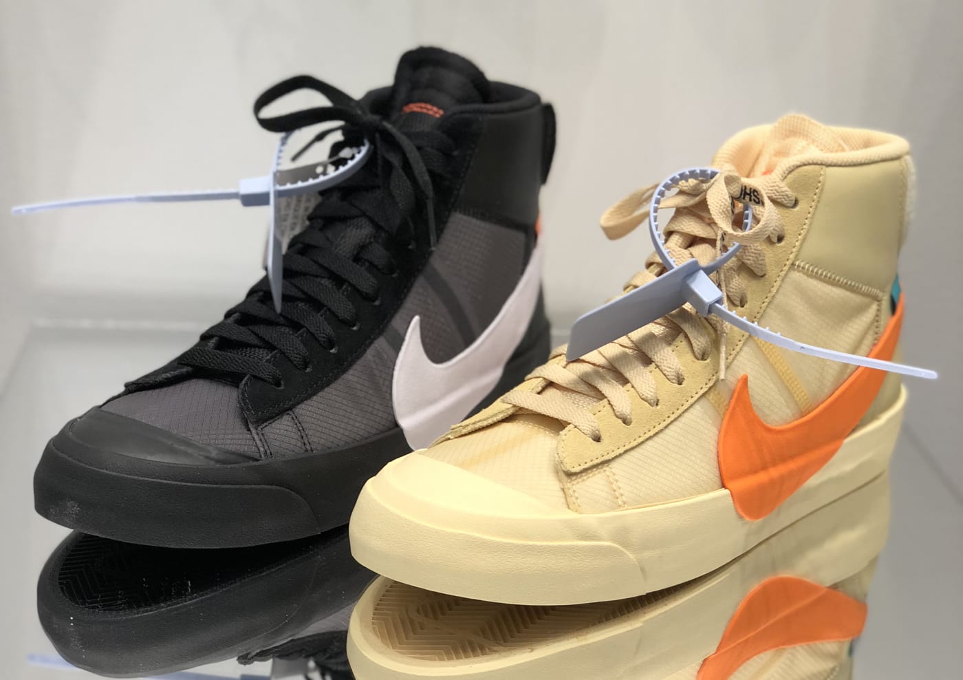 nike blazer off white yellow