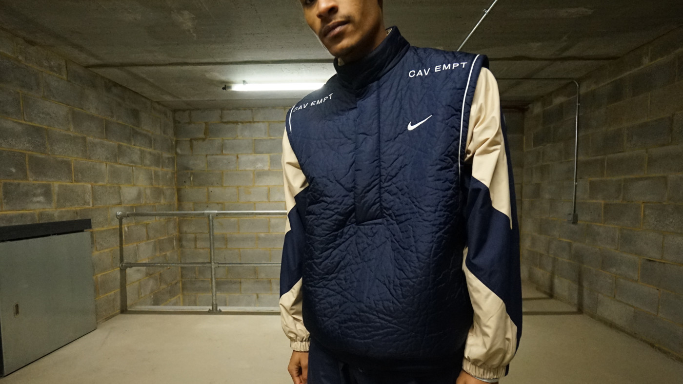 NIKE×C.E. HARF ZIP VEST ハーフジップ ベスト bts-