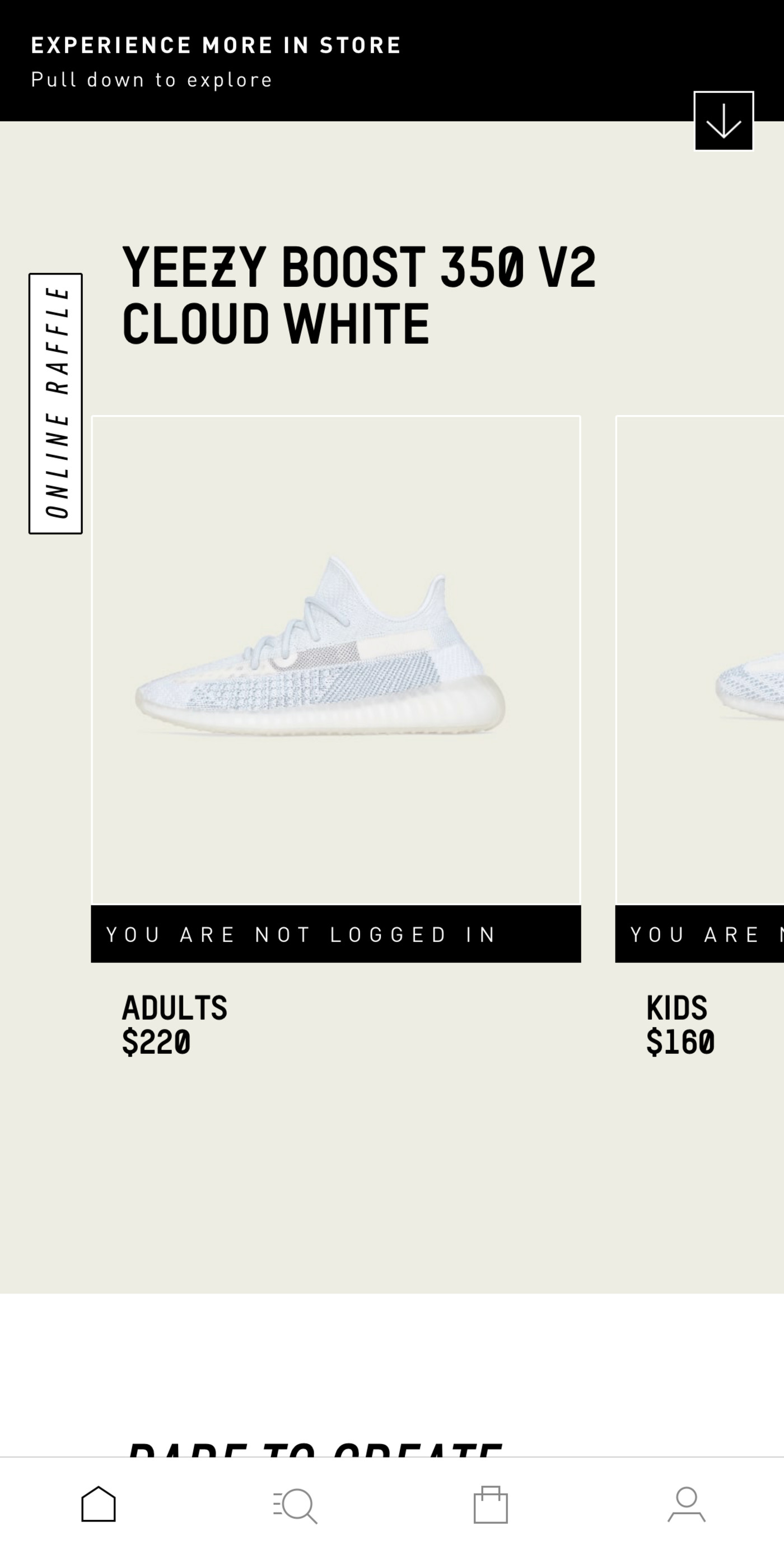 adidas app yeezy drop