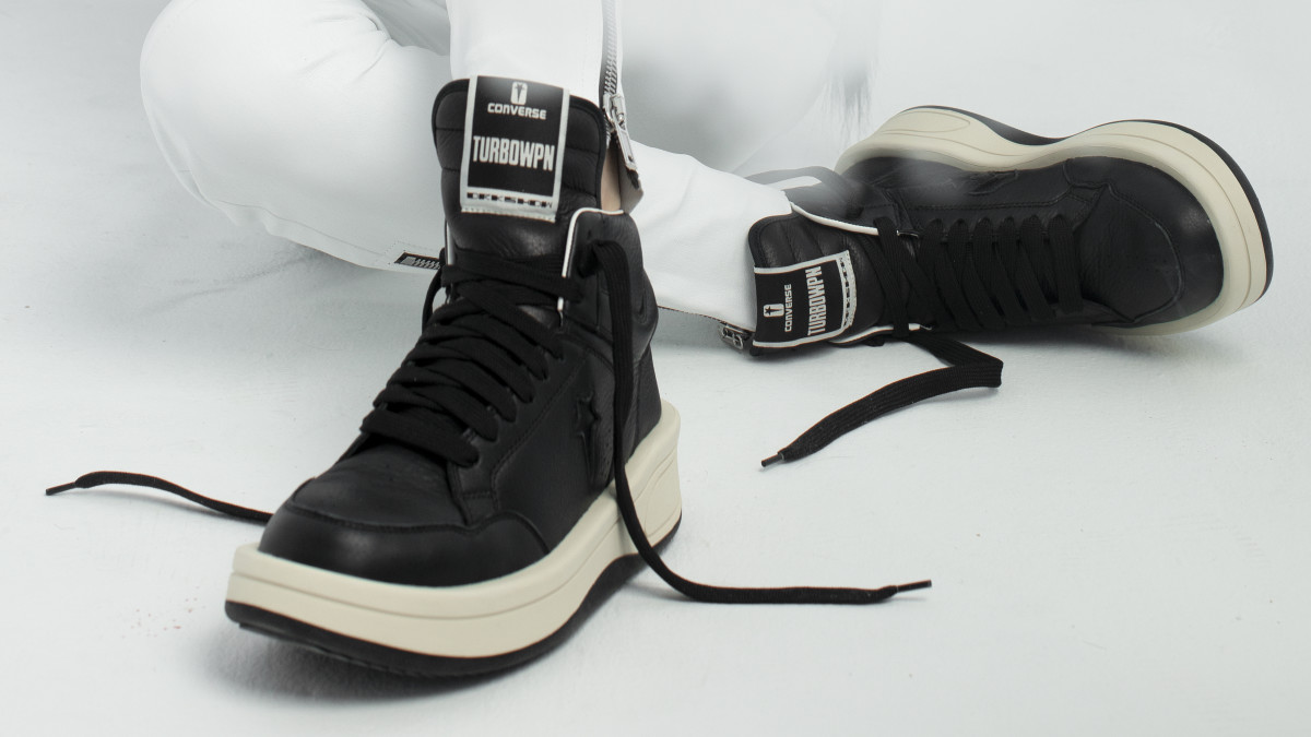 rick owens drkshdw x converse