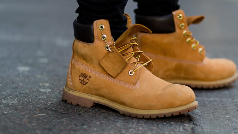 khaki pants with timberland boots