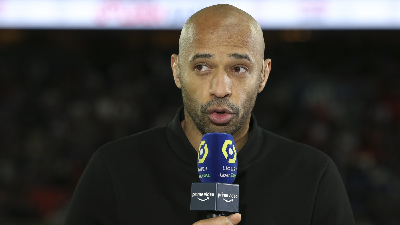 Football legend Thierry Henry commentating
