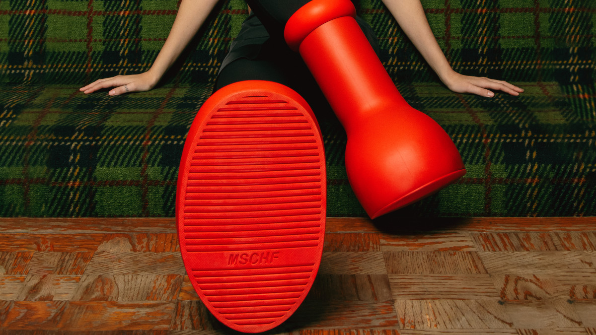 MSCHF Big Red Boots February 2023 Release Date & Images Complex