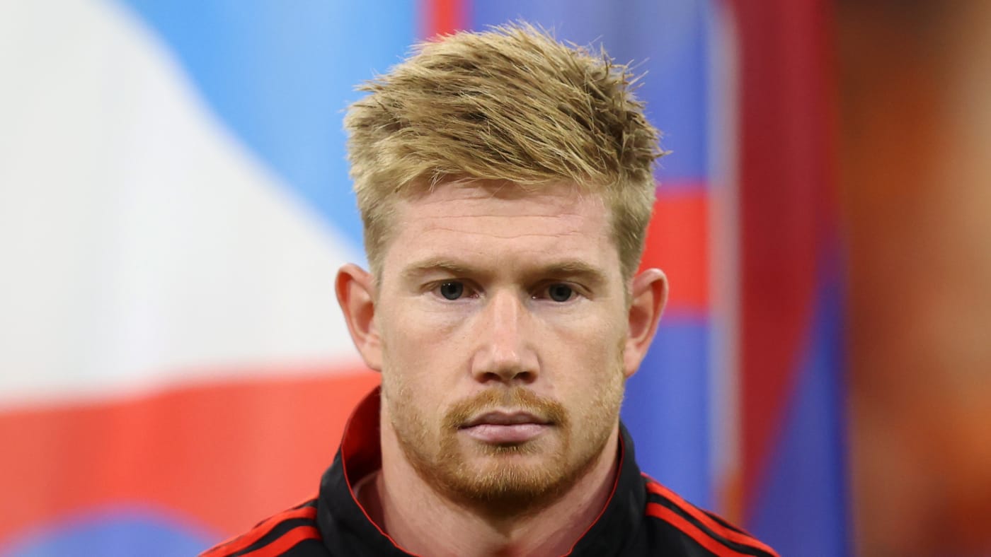 Kevin De Bruyne before a match