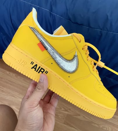 ellos jugar Pagar tributo People Tricked Nike's SNKRS Stash to Get 'Lemonade' Off-White x Air Force 1  | Complex