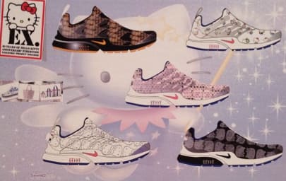 Hello Kitty x Nike Air Presto Presentation Board