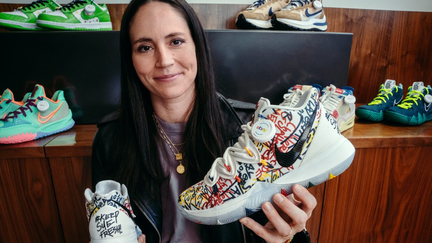 provocar mando deberes Sue Bird on Exclusive Kyrie Sneakers, Women's Jordans, and Yeezys | Complex