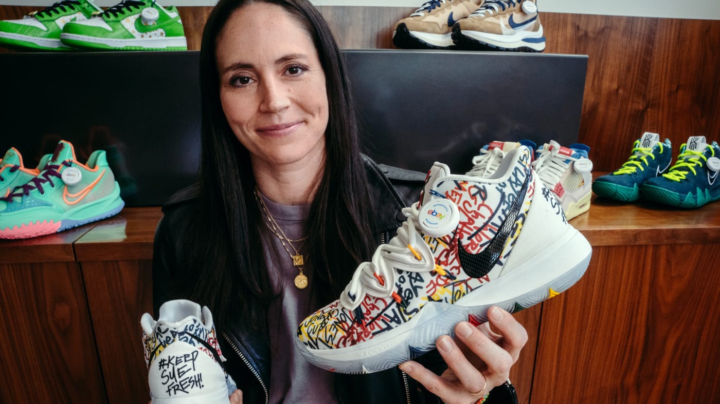 Sue Bird on Exclusive Kyrie Sneakers