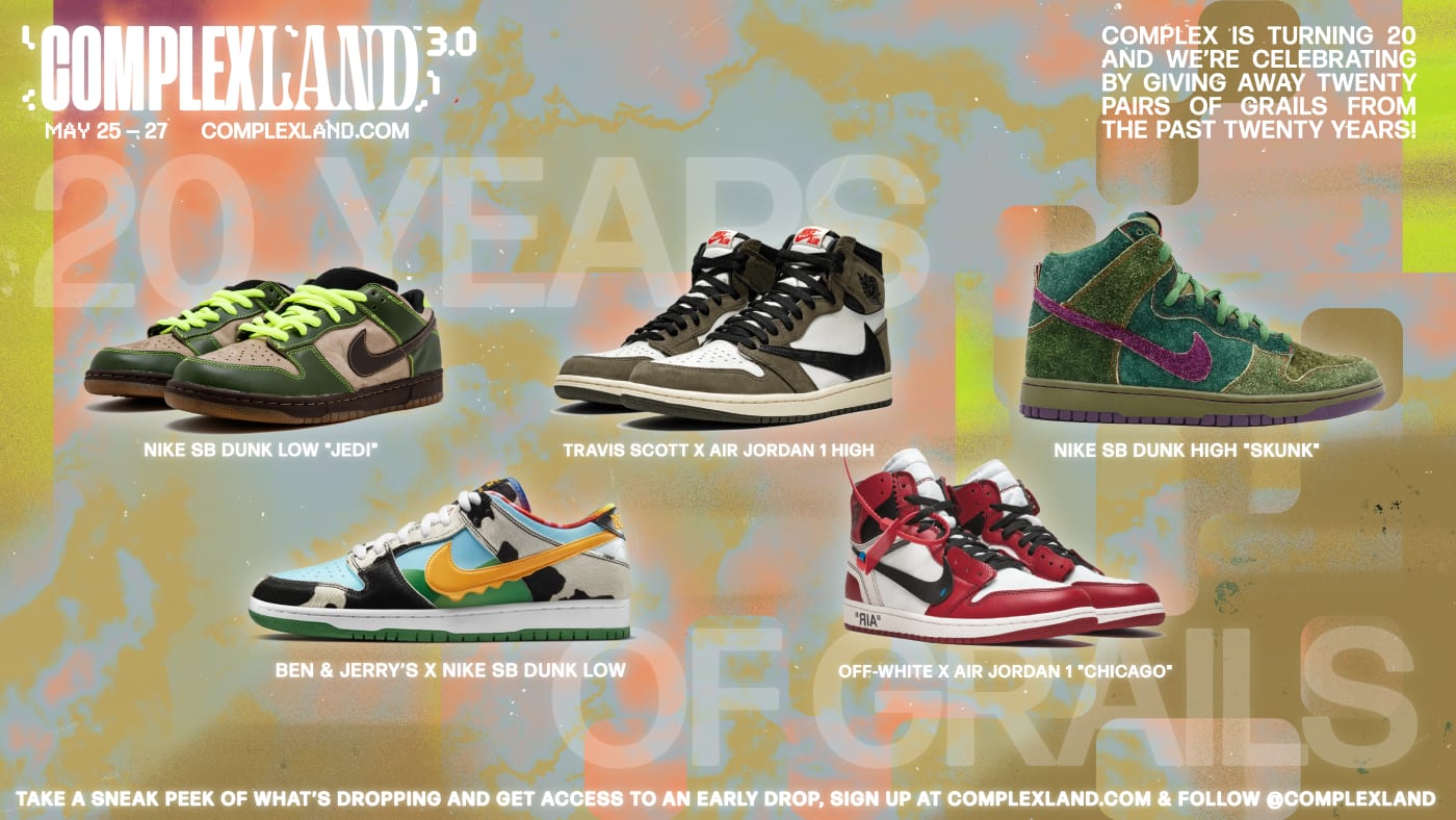 Complexland 3.0 20 Year Sneaker Giveaway